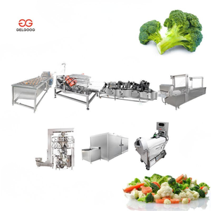 Línea de Procesamiento de Vegetales Congelados con Nitrógeno Líquido de 750 kg para Congelación Comercial de Brócoli y Maíz Dulce - Product Image 1