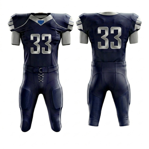 Équipement d'entraînement de football américain en cuir PU, taille officielle américaine, manches courtes - Product Image 1