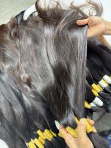 ผมต่อจากเส้นผมมนุษย์6-32ผมต่อ100% ตรงเรียบเนียนความยาวผมแท้จากเวียดนาม6-32 - Product Image 5