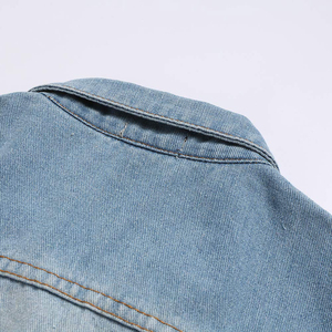 Gilet en jean chauffant pour homme, 100 % coton, rembourré de duvet, style décontracté, design unique personnalisable, idéal pour l'hiver – Vente en gros - Product Image 4