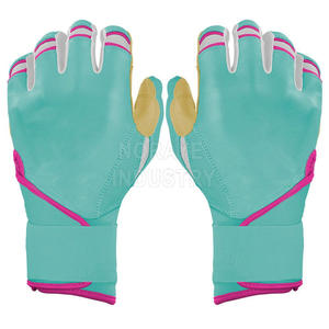 Gants de frappe de baseball en cuir de chèvre de qualité supérieure ProGear à manchette longue, respirants, durables, avec logo personnalisé, pour adultes et jeunes, performance sportive - Product Image 1