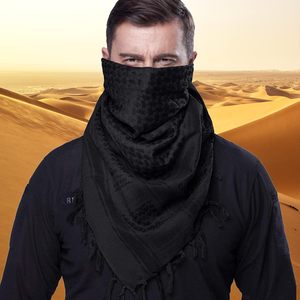 Écharpe shemagh personnalisée 110x110cm en coton, écharpe tactique shemagh à franges, impression numérique, bandana de randonnée pour hommes - Product Image 4