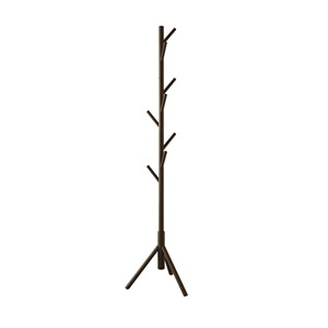 Perchero minimalista con ganchos para la entrada, estructura metálica, base rectangular, diseño de un solo nivel. - Product Image 6