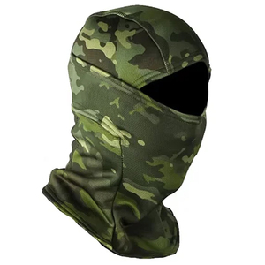 Cagoule respirante en polyester/coton avec logo personnalisé, masque facial intégral pour le ski, vente en gros, OEM ODM, couvre-chef pour sports de plein air - Product Image 2