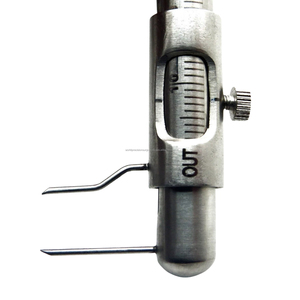 Dental Micro Boley <b>Gauge</b> Stainless Steel Orthodontic Caliper Manual Measuring Instrument Silver Knurled Grip CE Certified - Product Image 3