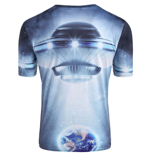 Camiseta Sublimada Personalizada para Hombre, de Secado Rápido, Transpirable, de Poliéster, Manga Corta, Informal - Product Image 3