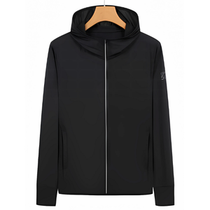 เสื้อแจ็คเก็ตไนลอนแบบซิปหน้าสำหรับฤดูหนาว ยูนิเซ็กซ์ บางเฉียบ ระบายอากาศได้ดี น้ำหนักเบา ป้องกันรังสียูวี ทอแบบถัก ทนลม กันแดด - Product Image 4