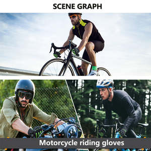 Guantes de moto para adultos con logotipo OEM personalizado para entrenamiento y protección deportiva. - Product Image 4