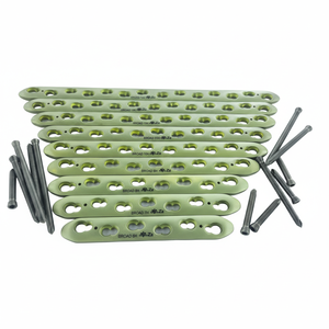 Placa de bloqueo de 4,5/5 mm de ancho, 6 a 14 orificios y tornillo LCP de 5 mm (115 piezas de titanio G5) - Product Image 1