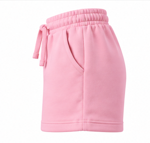 Shorts de Algodón Orgánico para Niñas al por Mayor, Shorts Deportivos Transpirables con Cordón para Verano, Shorts para Niñas con Cintura Elástica Suave - Product Image 3