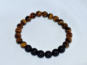 สร้อยข้อมือไทเกอร์อาย 8 มม. ดีไซน์ลาวาดิฟฟิวเซอร์ สวยสะดุดตา - Product Image 3