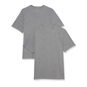 T-shirt Homme Personnalisé Grande Taille à Manches Courtes Séchage Rapide Décontracté Moulant Uni en Spandex pour la Gym – Vente en Gros - Product Image 5