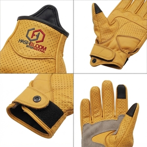 Gants de course unisexes en cuir perforé à doigts entiers pour usage quotidien - Product Image 4