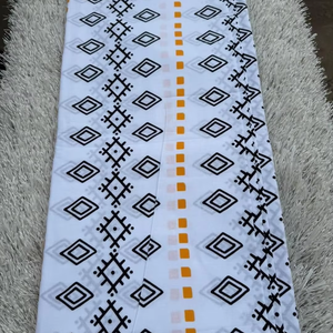 Tela de algodón estampada con cera de Adís Abeba para mujer, últimas tendencias en Ankara 2025, tela de algodón y lazos para prendas y ropa. - Product Image 1