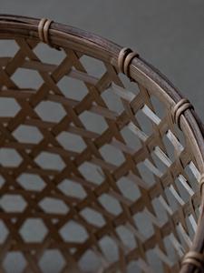 Handwoven Hexagonal Bamboo Basket <b>Tall</b> Natural Woven <b>Storage</b> Basket Rustic Home Decor Organizer Supplier Manufacturer - Product Image 2