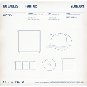 Segundo Mini Álbum de Yeonjun - NO LABELS PART 02 Versión Coleccionable con Gorra de Tela - Product Image 2