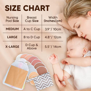 แผ่นซับน้ำนมแบบใช้ซ้ำได้ สวมใส่สบายสำหรับการใช้งานทุกวัน - Product Image 4