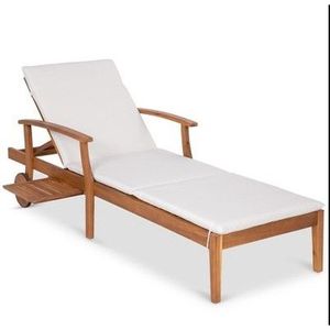 Chaise longue en teck fabriquée en Indonésie - Product Image 2