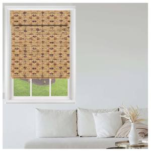 Persianas Romanas de Bambú Decorativas, Inalámbricas, Integradas, de Diseño Natural, para Interiores de Ventanas Francesas Ecológicas, para Todas las Estaciones - Product Image 1