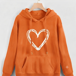 OEM Service Women's Winter Fashion Hooded <b>Oversize</b> <b>Hoodie</b> with Front Custom Logo 100% Cotton Fleece Lined Custom Colors & Sizes - Product Image 1
