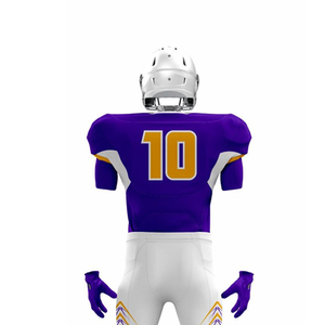 Uniformes de football américain 100% polyester pour adultes et clubs jeunesse, ensembles personnalisés de maillots et de pantalons entièrement assortis, utilisation sportive - Product Image 3