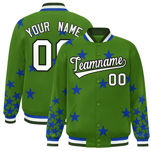2026 Hot Selling Mens Casual Varsity Jacket Polyester Cotton Material Washed Finish Spring Fashion OEM Service Premium Quality - Product Image 1