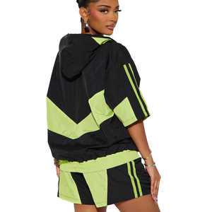 Conjunto de Chaqueta y Pantalones Impermeables para Mujer, Estilo Holgado, Manga Larga, Ligero, para Actividades al Aire Libre - Product Image 2