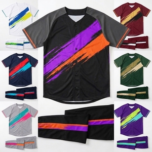 Maillot de baseball pour hommes – Nouveauté 2026 – Respirant, tendance, chemise boutonnée, personnalisable avec logo – Idéal pour le dropshipping - Product Image 6