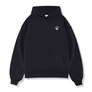 เสื้อฮู้ดดี้ผ้าคอตตอนผสมทรงโอเวอร์ไซส์ สวมใส่สบาย สไตล์สตรีทแวร์สำหรับวัยรุ่น พร้อมปลายแขนเสื้อแบบริบและเนื้อผ้านุ่ม - Product Image 1