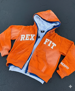 Sudadera con capucha de felpa 100% algodón de alto gramaje, nueva, al por mayor, estilo urbano, con el mejor material, corte y confección, vintage, efecto desgastado por el sol, con cremallera - Product Image 1