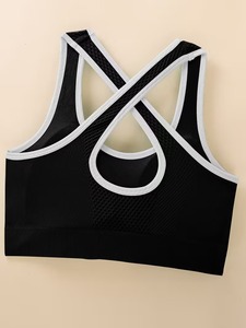 Ropa Interior Deportiva Transpirable de Punto Calado para Mujer, Prenda Interior Deportiva de Alta Elasticidad, Ajuste Contorneado, Ropa de Ejercicio - Product Image 5