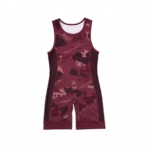 Traje de Lucha Libre Unisex Personalizado, Transpirable, Elástico, de Spandex y Poliéster, de Una Pieza, para Competencia de Artes Marciales, INFLOW SPORTS - Product Image 3