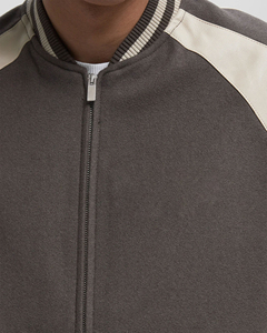 Premium Custom <b>Men</b> Varsity <b>Jacket</b> Embroidered Letterman <b>Baseball</b> <b>Jacket</b> Wool Leather Sleeve Private Label OEM ODM Wholesale - Product Image 3