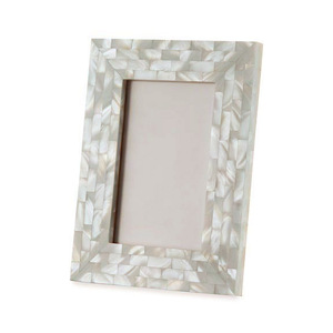 Custom Luxury Mother Of Pearl Photo <b>Frame</b> Handmade Natural MOP Shell Inlay <b>Picture</b> <b>Frame</b> Wholesale <b>Vintage</b> Mosaic Tabletop Decor - Product Image 2