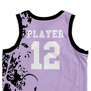 Nuevo Conjunto de Pantalones Cortos y Camiseta de Baloncesto Personalizados, Diseño Sublimado en Degradado, Ligeros, Transpirables, 100% Poliéster, Anti-UV - Product Image 5