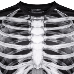 Camiseta de Paintball con Diseño de Esqueleto y Anatomía de Cráneo, Sublimada, Corta, Transpirable, Antibacteriana, que Absorbe la Humedad, para Equipos Profesionales - Product Image 5