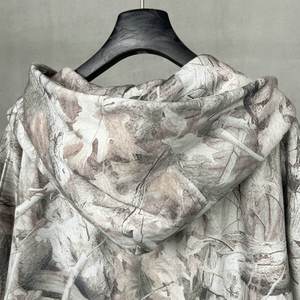 Sudadera con Capucha de Camuflaje de una Pieza, a la Moda, Personalizada, Extra Grande, 100% Algodón, Invierno, Patrón RealTree, Ropa Urbana, Logotipo Personalizado - Product Image 3
