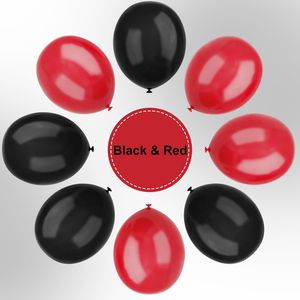Palloncini in Lattice Rossi e Neri 67 Palloncini da 12 Pollici per Feste di Compleanno, Laurea, BBQ, Casinò, Poker e Feste a Tema Carte - Product Image 3