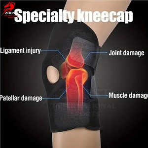 Sangles de genou robustes, conception de compression de qualité supérieure, support flexible, matériau doux et confortable pour la musculation, les squats et le fitness - Product Image 2