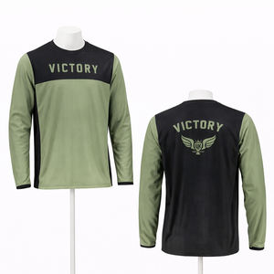 Camiseta de Motocross para Hombre, Manga Larga, Transpirable, para Motociclismo Todoterreno, Jersey de Carreras MX, Ropa Deportiva Personalizada para Equipos - Product Image 1