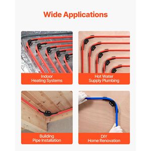 Confezione da 20 Pezzi: Supporti a Gomito a 90 Gradi per Tubi PEX da 1/2 Pollice, Resistenti alla Corrosione e alla Ruggine, Compatibili con Tubazioni e Raccordi PEX - Product Image 4