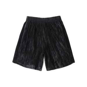 Shorts en velours de qualité supérieure pour hommes, couleur unie, logo tricoté sur le devant, respirant, séchage rapide, service OEM - Product Image 2