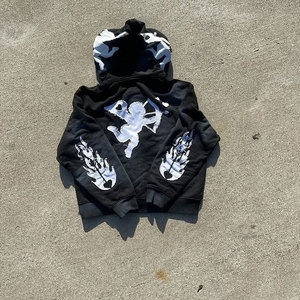 Ensemble de survêtement ample style urbain 2026, coupe décontractée et oversize, comprenant un sweat à capuche et un pantalon de jogging, deux pièces - Product Image 5