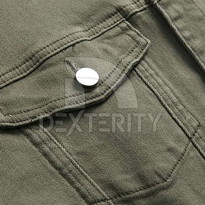 Chaqueta de Mezclilla de Primera Calidad en Oferta, Ecológica, Impermeable, Transpirable, 100% Algodón, Casual, con Botones, para Venta en Línea - Product Image 4