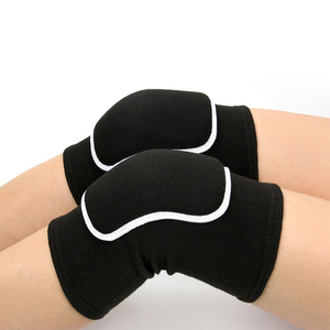 Rodilleras de Protección Profesional con Carcasa Rígida para Baloncesto, Tejidas, Negras, Transpirables, Universales, Unisex, con Cierre de Gancho y Bucle, para Todas las Estaciones - Product Image 1