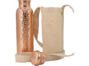 Handmade Hammered <b>Copper</b> Water <b>Bottle</b> Ayurvedic <b>Copper</b> Water Set for Catering Services - Product Image 4