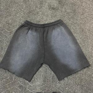 Pantalones Cortos Deportivos para Hombre de Alta Calidad, Estilo Urbano, Impresión Serigrafiada, 100% Algodón, Cintura Elástica, Transpirables, Efecto Deslavado por el Sol, Lavado Ácido - Product Image 6