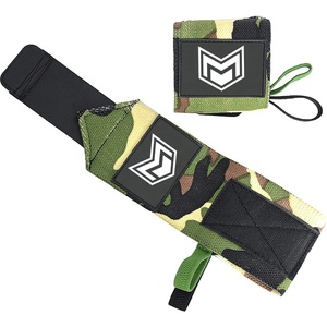 OEM Wholesale Weightlifting <b>Wrist</b> Wraps Custom Made 18" Elastic <b>Wrist</b> <b>Support</b> Gym <b>Wrist</b> Straps With Double <b>Thumb</b> Loop in Bulk - Product Image 1