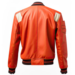Chaqueta Estilo Racing para Hombre, Cierre Frontal con Cremallera, Ropa Exterior Informal para Uso Diario, Viajes, Actividades al Aire Libre y Estilo Urbano - Product Image 2