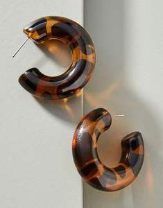 Pendientes de Resina Artesanales en Colores Pantone Personalizables con Acabado Brillante, Hechos a Mano, Florales Artísticos, Estilo Hada, para Uso Diario y Looks a la Moda - Product Image 1